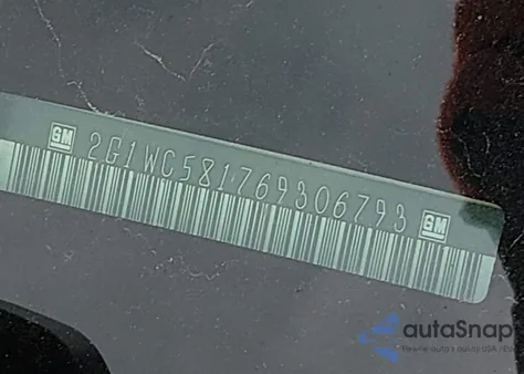 2006 Chevrolet Impala Lt из США, поврежденный, VIN 2G1WC581769306793